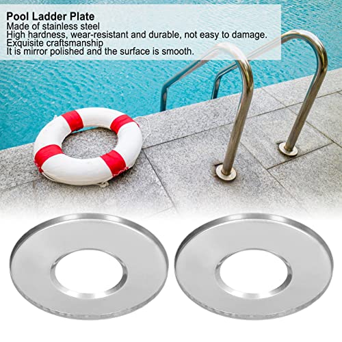 Placa cubierta de embellecedor para escalera de piscina 2 piezas miniatura 4