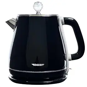 Chaleira Jarra Elétrica Colorida Colors 1.8 L Best Moderna 127V (Preta)