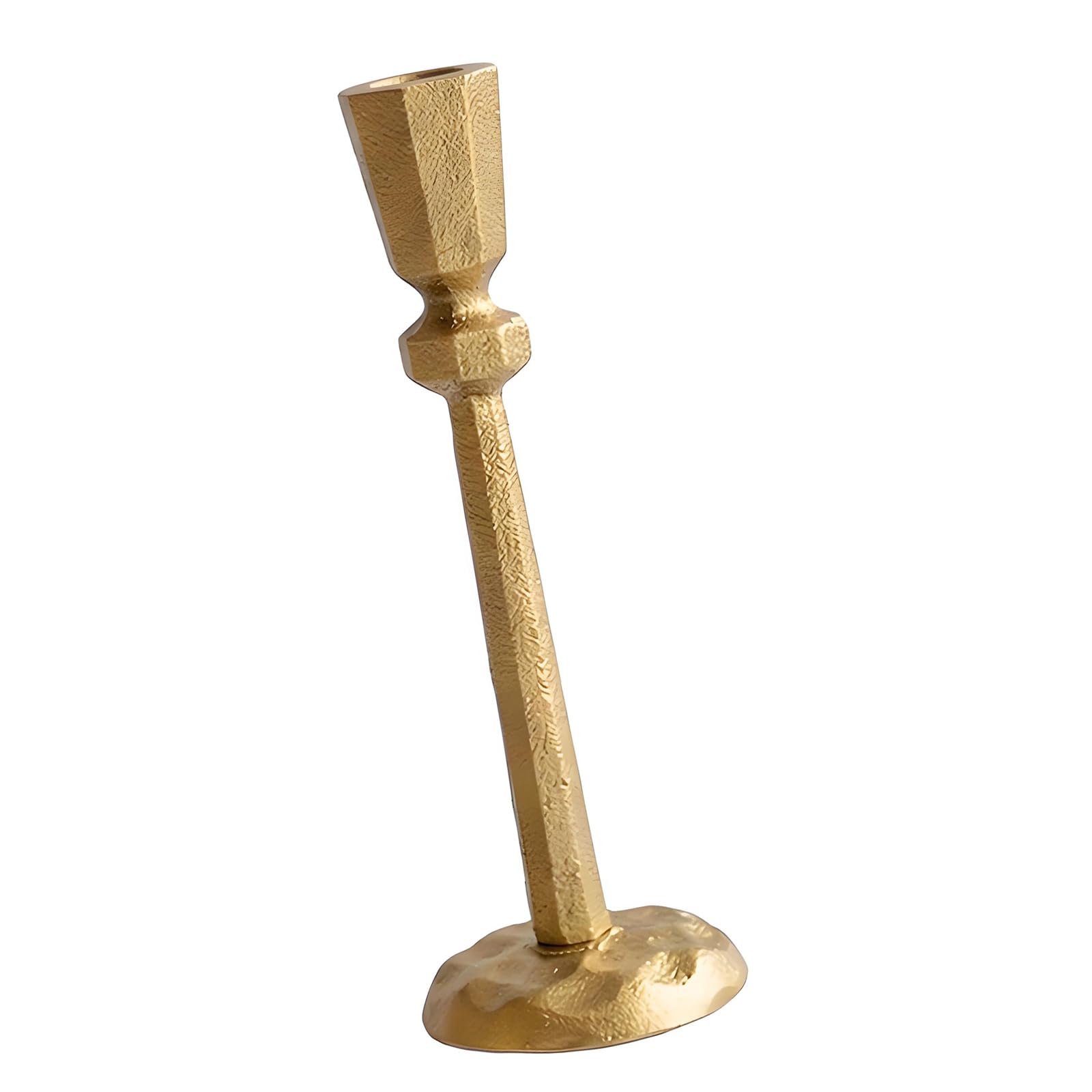 Farmhouses Golden Tall Stand Cast Iron Taper Candlestick Holders for Wedding Table Centerpieces Decoration Cast Iron Stand