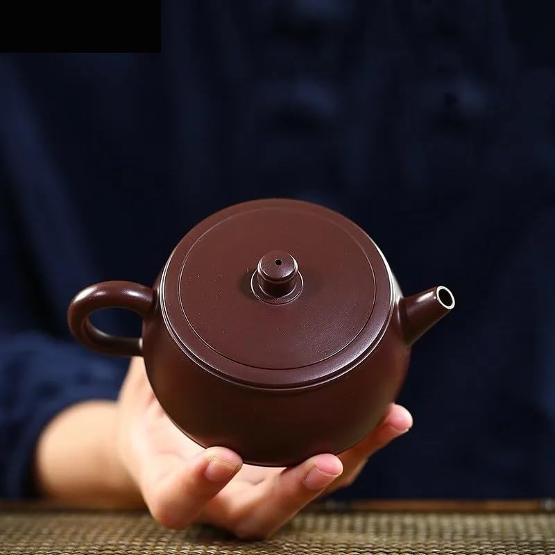 Dzbanek do herbaty fioletowa glina ręcznie robiony czajniczek chińska ceremonia herbaty artykuły gospodarstwa domowego luźna herbata liściasta stroma wielofunkcyjny ceramiczny czajniczek zestaw do