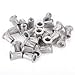Aluminum Flat Head M6 Blind Insert Rivet Nut Rivnut 6mm(Pack of 25)