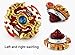 Elfnico Bey Battling Top Burst Gyro Toy Set 4 Spinning Tops 2 Launchers Combat Battling Game with Portable Storage Box Gift for Kids Children Boys