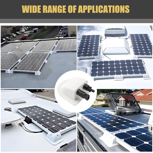 Dachdurchführung Solar Kabeldurchführung 2-Fach Wasserdichte Dachdurchführung Kabel Weiß für Wohnmobil Caravan Booten Camper Sat-Anlage Klimaanlage ABS