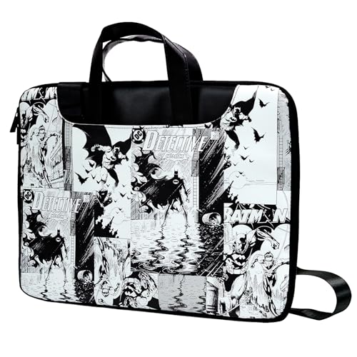 Superhero Laptop Case Bag, 14 inch Computer Bag Compatible with MacBook, HP, Dell, Lenovo, Asus, Acer, Water Resistant Laptop Messenger Shoulder Sleeve with Strap – Ideal Gift for Teens & Adults