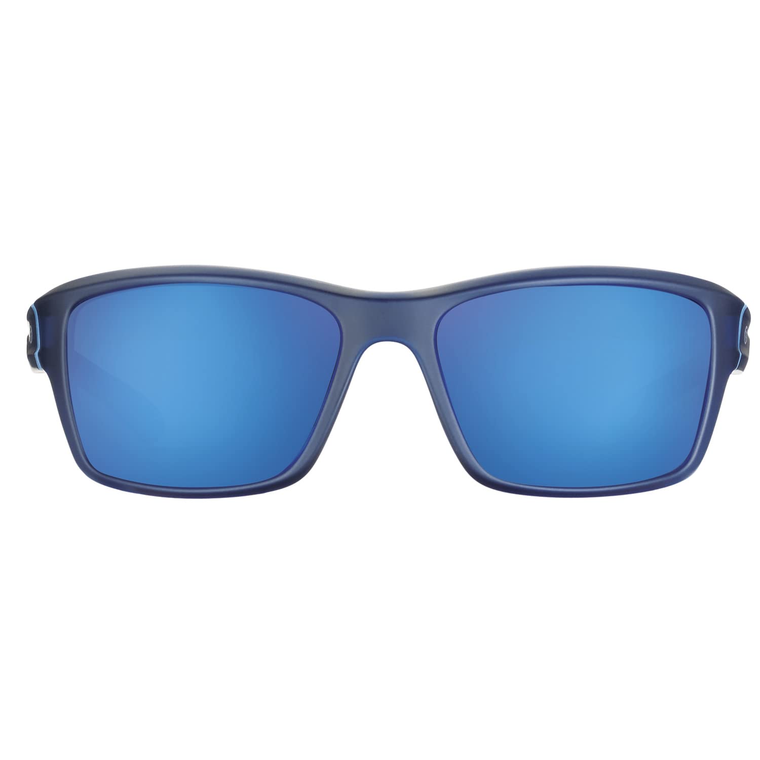Flying Fisherman Cove Polarized Sunglasses with Matte Crystal Frames, Navy Blue Mirror Lenses 4