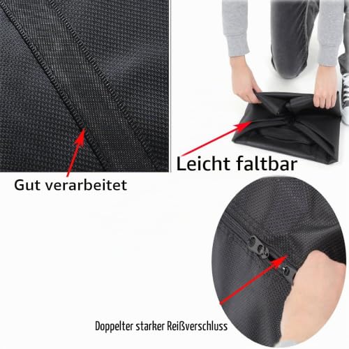 Ubagoo Groß Aufbewahrungstasche 600D Oxford Heavy-Duty Belastbare Aufbewahrungstasche Tragetasche Mit Handgriff für Bettzeug… – Ansicht 4