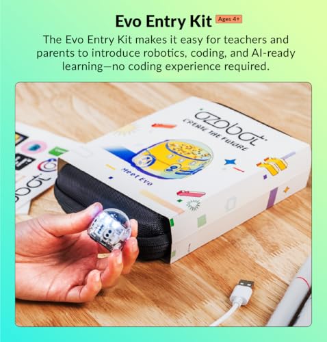 Image of Ozobot Evo Coding Robot Kit | Ages 5-11 | STEM Coding for Kids & Teachers