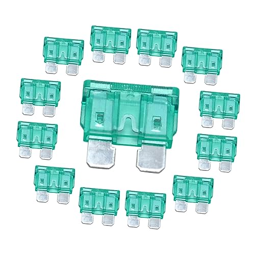 Kit de reemplazo de fusibles automotrices Alipis, 100 piezas, 30 A, tipo cuchilla, para auto, RV, bote, camión, motocicleta, camper y SUV miniatura 1