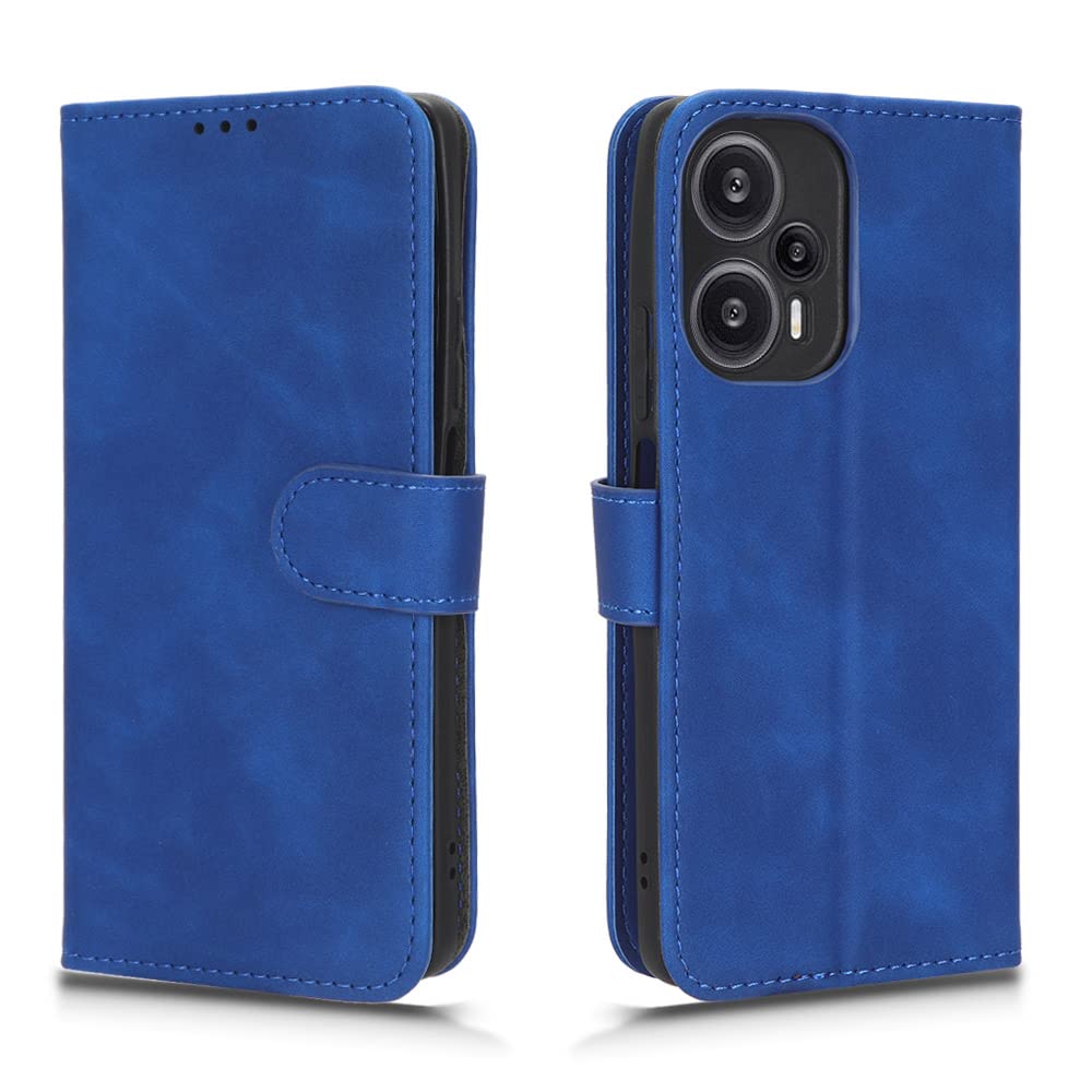 PEIYE Cover Pelle per Xiaomi Poco F5 PRO, Portafoglio PU Pelle