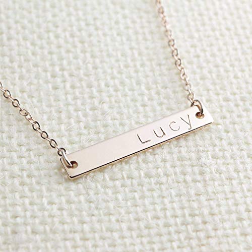 Personalized necklace Absolute rate Handstamped or Machine Engraving Personalized Necklace Wedding Graduation Birthday Anniversary Best Graduation Day gift