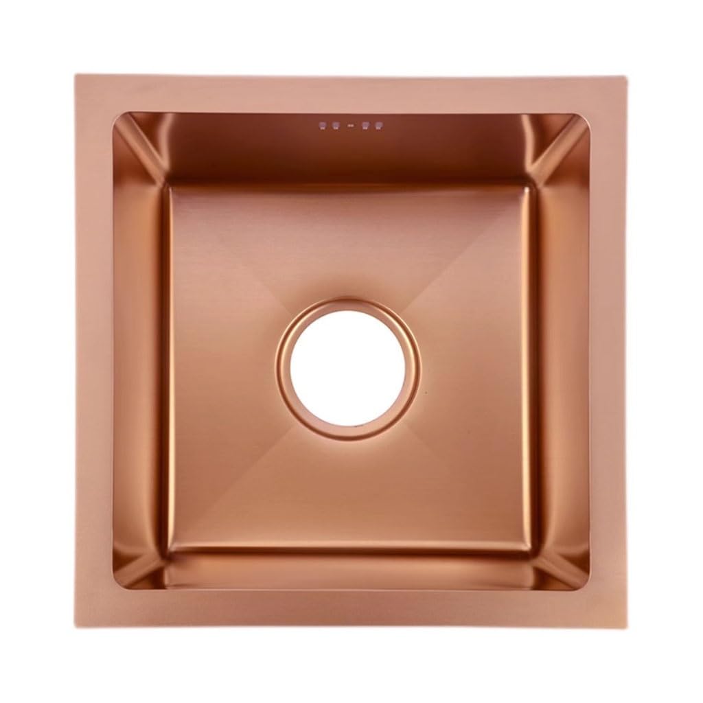 LMYSXAOZ Undermount Rose Gold Stainless Steel Kitchen Sink Single Bowl 78 * 43 21cm Durable Household for Modern Kitchens