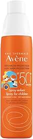Protetor Solar Avène Infantil FPS 50 Spray com 200ml