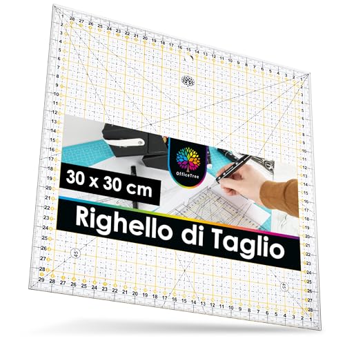 PRECISO - Il righello trasparente con angoli di 30°, 45° e 60° è dotato di marcature chiare e di facile lettura e di marcature bicolori sul righello per misurare con precisione le lunghezze, le larghezze e i margini di cucitura dei tessuti. In questo modo creare modelli, segnare orli e misurare pezzi di tessuto diventa un gioco da ragazzi.