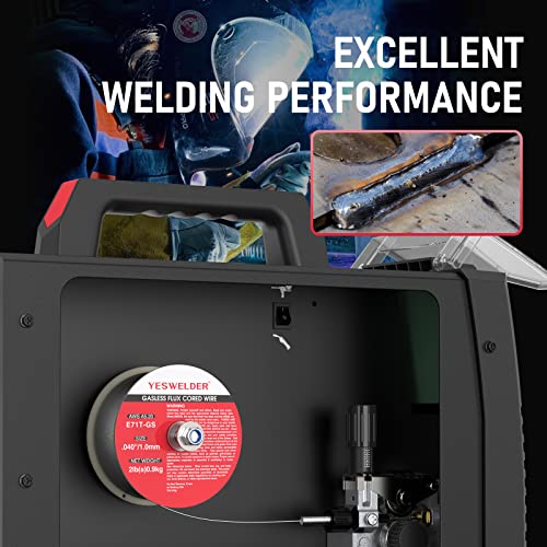 YESWELDER Flux Cored Wires 0.9kg E71T-GS 1.0mm for MIG Welder Gasless MIG Welding Wire Universal Mild Carbon Steel Self-Shielded MIG Wire - Image 4