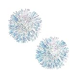Eilova Orityle Rave Pasties Adhesive Breast Petal Pasty Holographic Fluffy Fringe Pasties Nipple Covers Rave Breast Stickers Bra Pad Silver