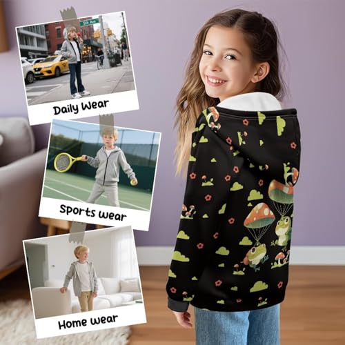 Rnyleeg Boys Jackets Zip Up Hoodies for Boys Kids Sweatshirt Cardigan with Pockets Comfy Long Sleeve Tops Birthday Gifts3