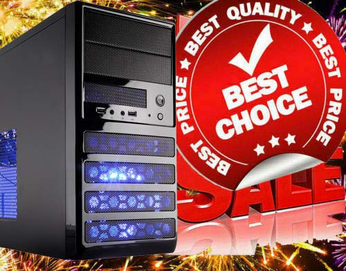 10-Core Gaming Computer Desktop PC Tower 2 TB Quad 8GB R7 Graphic Custom Built
