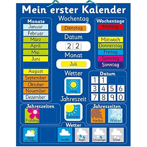 Fridge Magic Mein erster Kalender. 40 x 30cm Magnetisch Cover