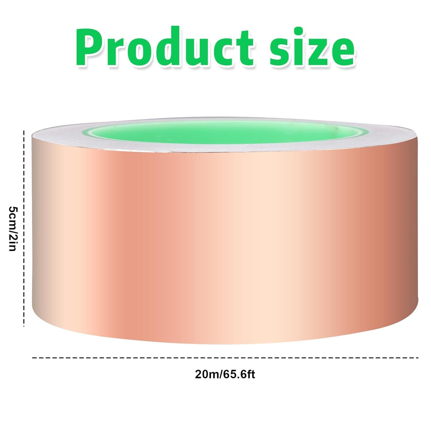 Nastro Autoadesivo 50mm Nastro Di Rame Anti-Lumache KAZATE: Barriera Naturale Per Piante Protezione Piante Biologica - Foto 3