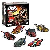 Fácil de usar: Simplemente tire hacia atrás y suelte este juguete de dinosaurio y avanzará automáticamente. El tamaño es de 5.1 * 1.57 * 1.57 pulgadas, que es muy adecuado para que jueguen niños de 3 años en adelante.
