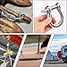 Biugaaufai 5 PCS 5/8 Inch D Ring Shackles, 304 Stainless Steel Anchor Shackle, 16 mm Screw Pin Anchor Shackles for Towing, Industrial, Outdoor, Vehicle Recovery(Breaking Load: 41876 lbs)