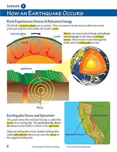 Image of NewPath Learning 14-6824 Earthquakes Learning Guide