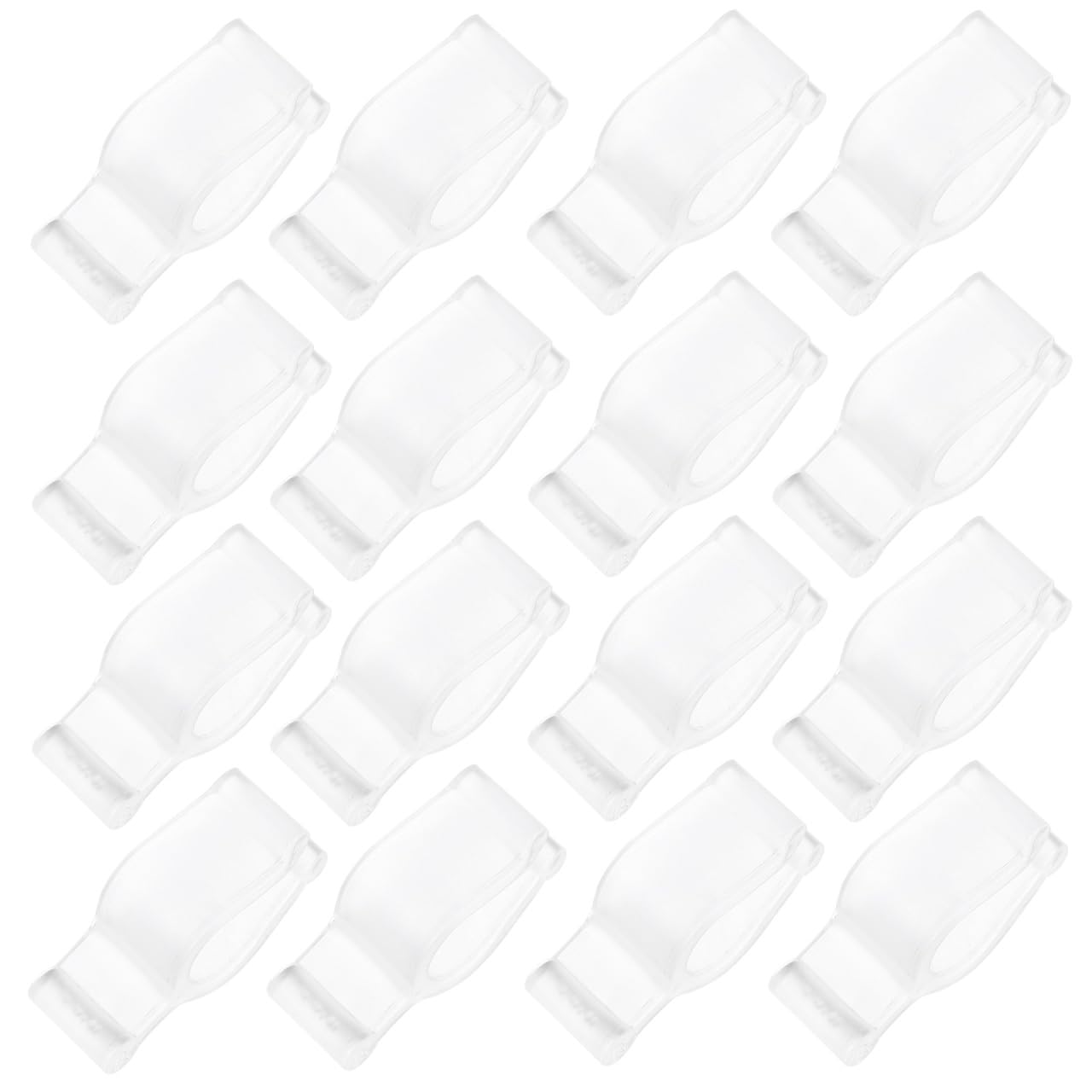 VOSAREA 30pcs Leakproof Cleansing Oil Bottle Accessory for Cosmetic Pump Head Lotion Bottle Part Shampoo Dispenser Pump Clip