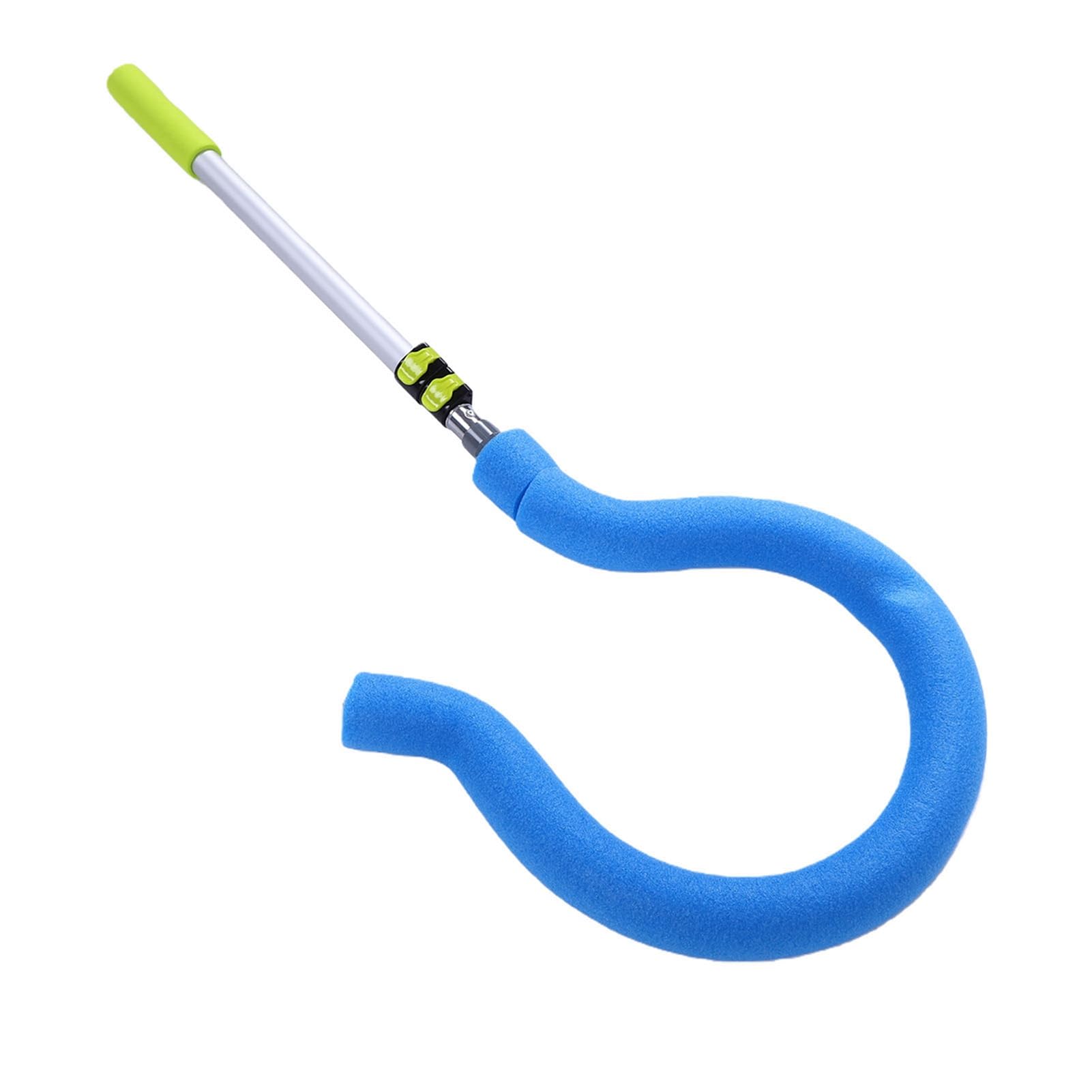 Keenso Allenatore di Punte da Pallavolo, Attrezzatura da Allenamento per Pallavolo in Lega di Alluminio e PVC, Lunghezza Regolabile da 41,3 a 72,8 Pollici, Strumento Portatile per Esercizi di Salto