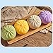 Giant Glitter Dumpling, Jumbo Dumpling, Mystery Dumplings, with Steamer Box, for Adults & Kids, Soft Squeeze Decompression Dough (4 Pcs)