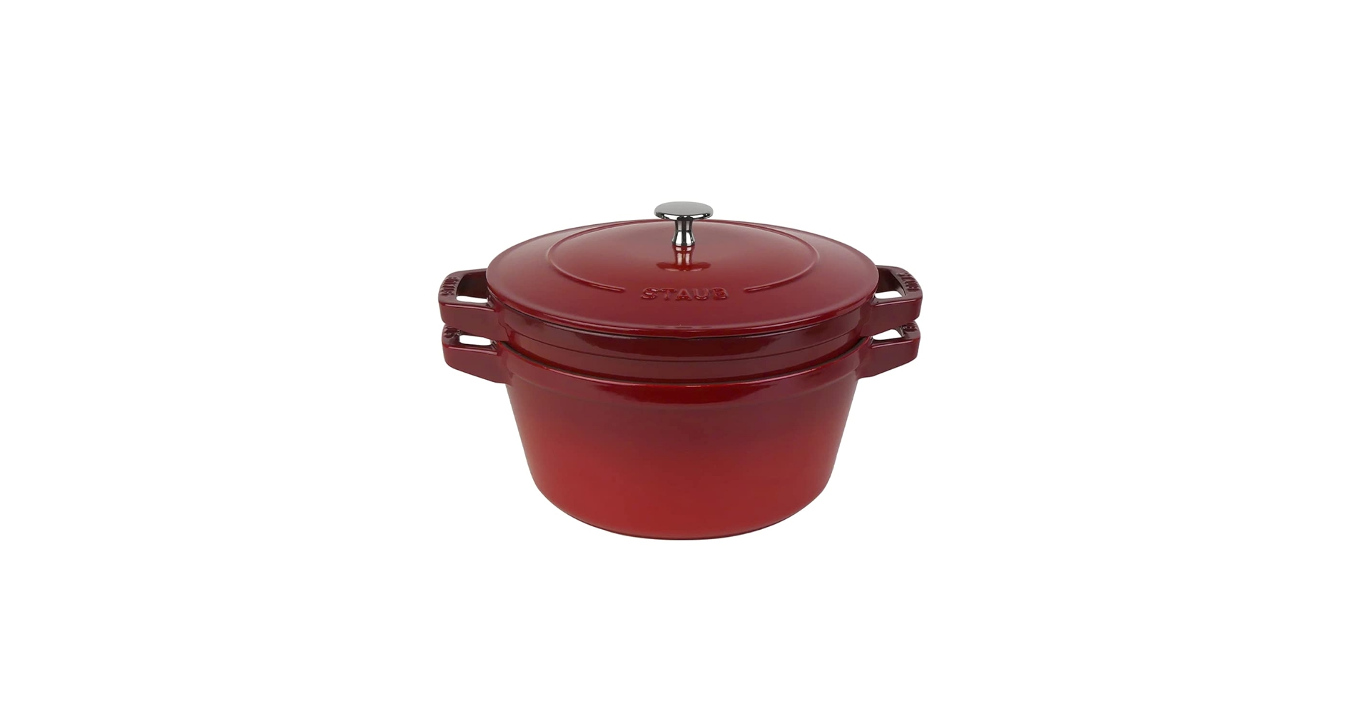 STAUB LA COCOTTE ストウブ ホーロー鍋24cmチェリーレッド 楽天市場