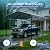 10x15 FT Heavy Duty Metal Carport Kits with Galvanized Steel Roof, Outdoor Carport Canopy Enhanced Base, Multi-Purpose Extra Large Car Tent Garage Shelter for Car, SUV, Truck and Boats, Black