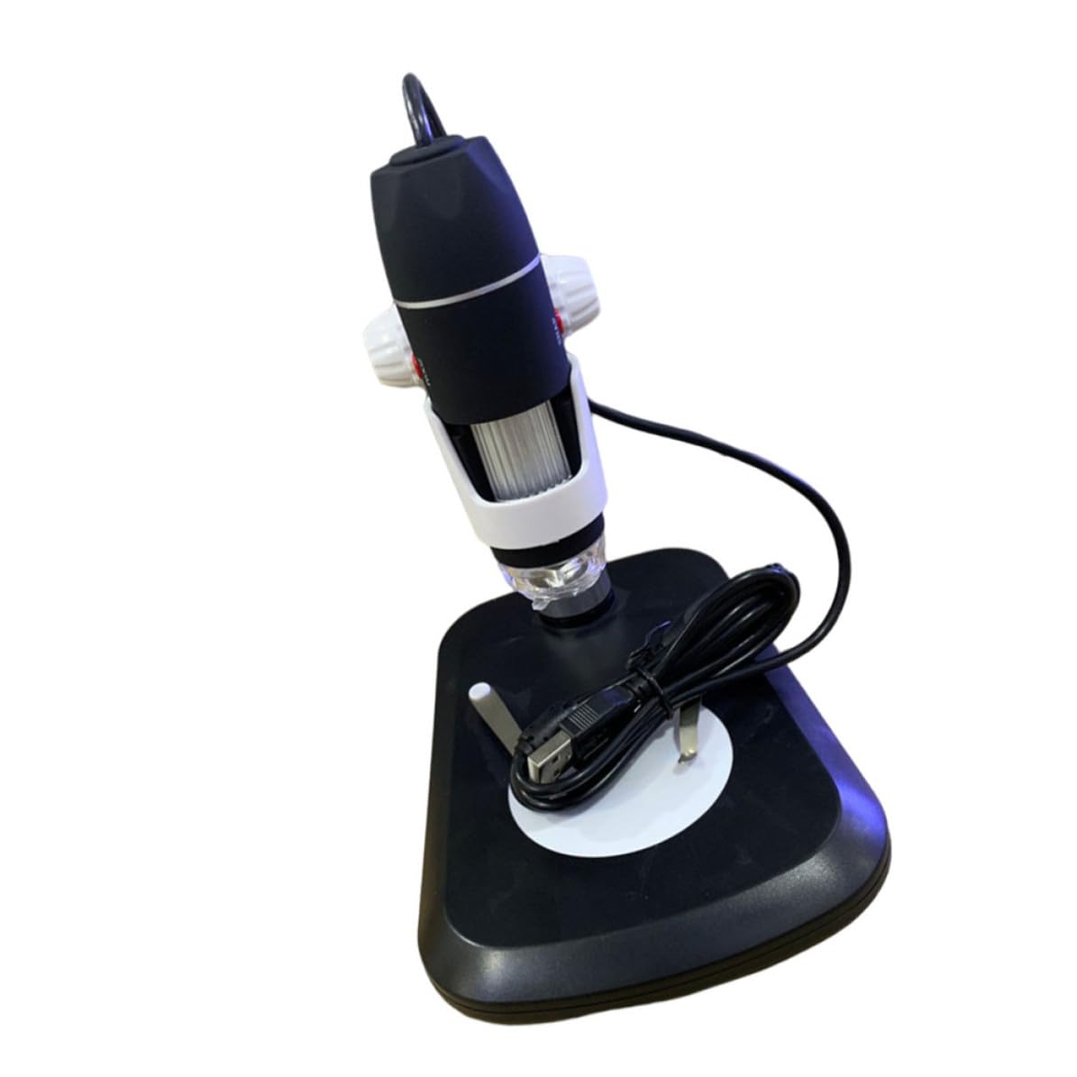 Microscopio Portátil Digital USB 1600x Luz LED Ajustable