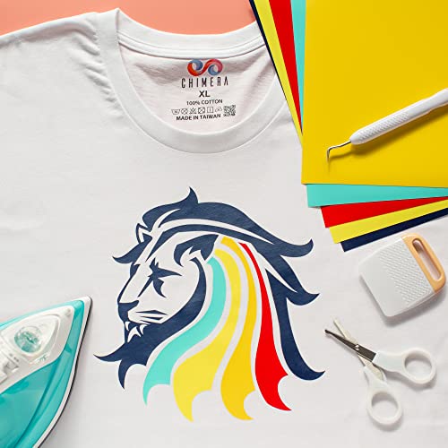 Image of Red Heat Transfer Vinyl HTV Roll Matte PU 12 inch x 15 ft. | Easy to Cut, Weed & Transfer, Red Iron On Vinyl for Cricut, Silhouette Cameo & Other Craft Cutter Cutting Machine
