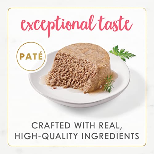 Image of Purina Fancy Feast Grain Free Pate Wet Kitten Food Gourmet Naturals Wild Alaskan Salmon Recipe - (Pack of 12) 3 oz. Cans