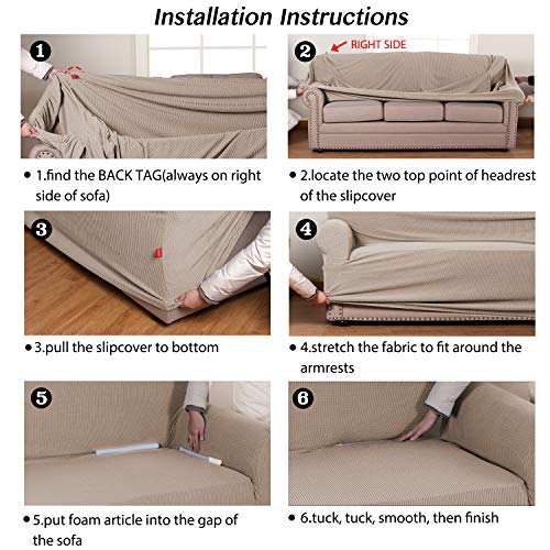 image for Turquoize Stretch Chair Slipcover Sofa Cover Furniture Protector Cover