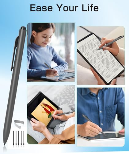 Stylet EMR pour Remarkable 2 stylo numérique gris avec fonction d'inclinaison