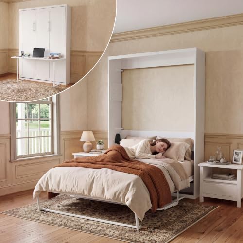 Olela Queen Murphy Bed with Desk
