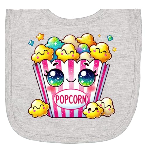 inktastic Kawaii Buttered Popcorn Newborn Bib