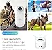 Gosnap - Go Snap Camera-4k Thumb Action Camera, Wearable Mini Gosnap Body Camera with 360° Rotation Spring Clip, Hands-Free POV Recording for Bike Cycling, Pet, Vlogging, Underwater (White-4K)