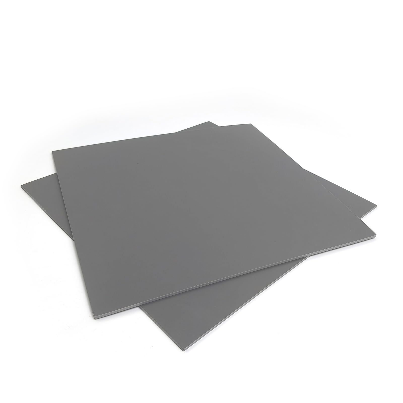 Falling in Art 12 * 12 Linoleum Carving Blocks, 2 Pack Soft Stamp Rubber Blocks for Crafts and Artists Printmaking, Gray,1/8" Thick