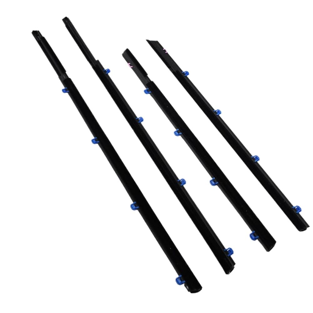 Weatherstrip Window Moulding Trim Seal Belt Compatible with 72450-TR0-A01 72410-TR0-A01 72950-TR0-A01 72910-TR0-A01