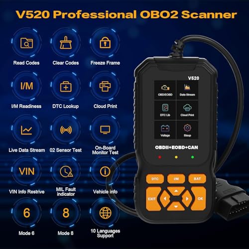 Apaga el testigo del motor con el escáner Elm327 OBD2 V520 en español 2