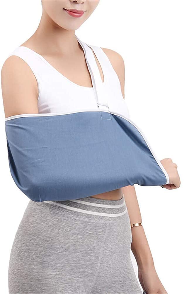 Cabestrillo de brazo médico Inmovilizador de hombro Soporte de manguito rotador Cabestrillo médico liviano para huesos rotos y fracturados, para huesos rotos, torcidos o fracturados para amb
