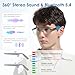 GetD Smart Glasses with Language Translator, Wireless Bluetooth, ChatGPT AI, 11H Battery Life, Anti-Blue Light UV Protection, Voice Control Smart Glasses with Built-in Mic & Speakers, Gaming Meeting