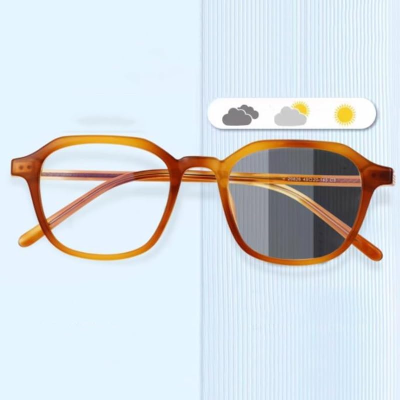 THIKK Gafas de sol anti UV400 para mujer, lentes de lectura fotocromáticas, para exteriores, retro, para presbicia, transición, lectura (color