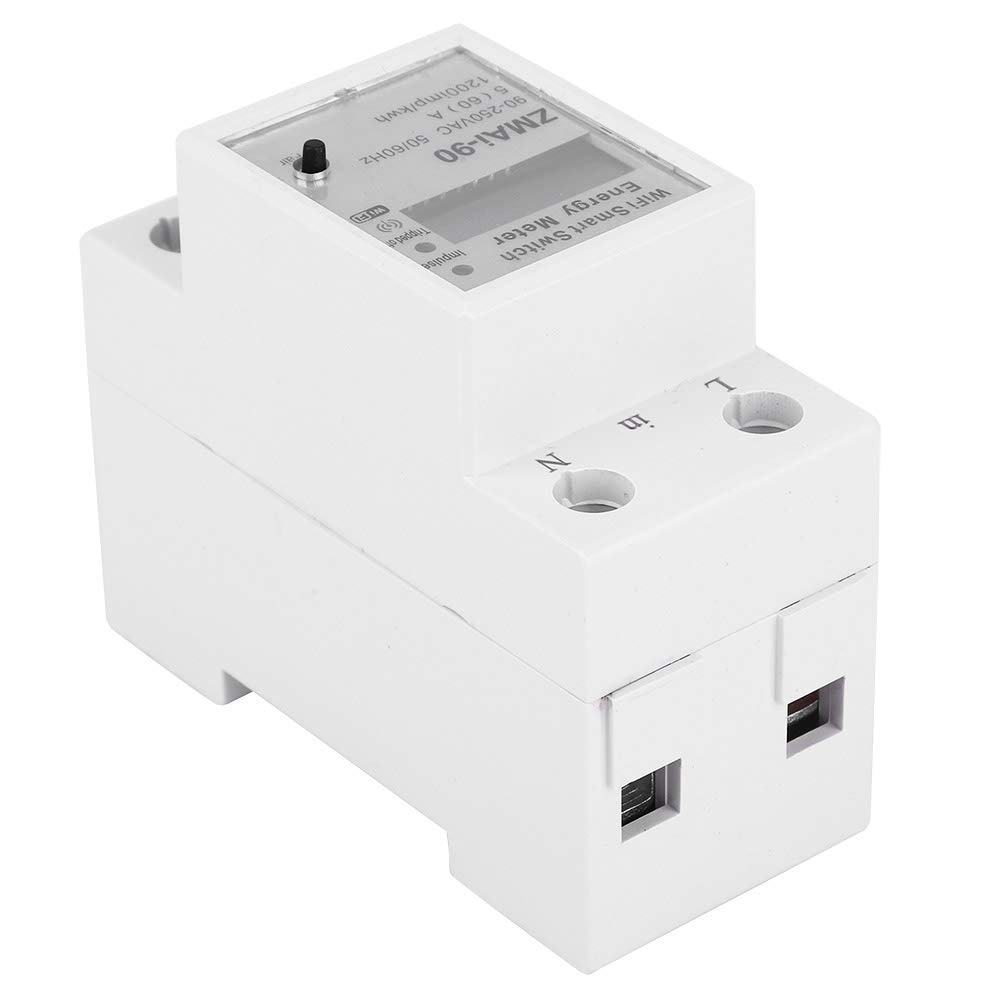 Energy Meter Measuring Meter Watt Meter LCD Metering Switch Smart for Zmai, Zmai 90 Power Meters (60A)