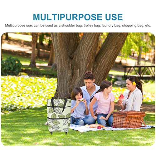 Zerodeko Zusammenklappbare Trolley-Taschen Einkaufstasche Mit Rädern Zusammenklappbarer Einkaufswagen Wiederverwendbare… – Bild 6