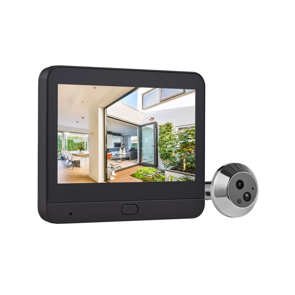 UDSKNV[KSL Tuya Wifi 2MP Peephole Door Camera Smart Video Intercom Doorbell PIR Motion Detection Smart Home Security A