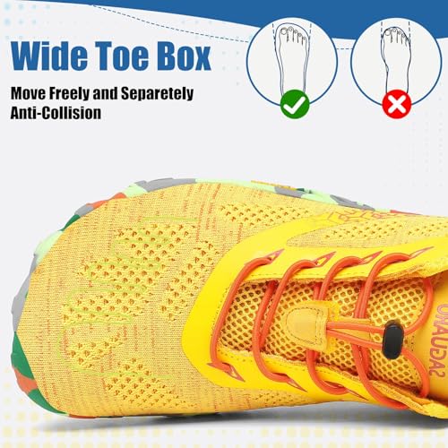 Image of SAGUARO Womens Mens Barefoot Shoes Minimalist Trail Runner Wide Toe Box Zero Drop Outdoor Cross Training Shoe