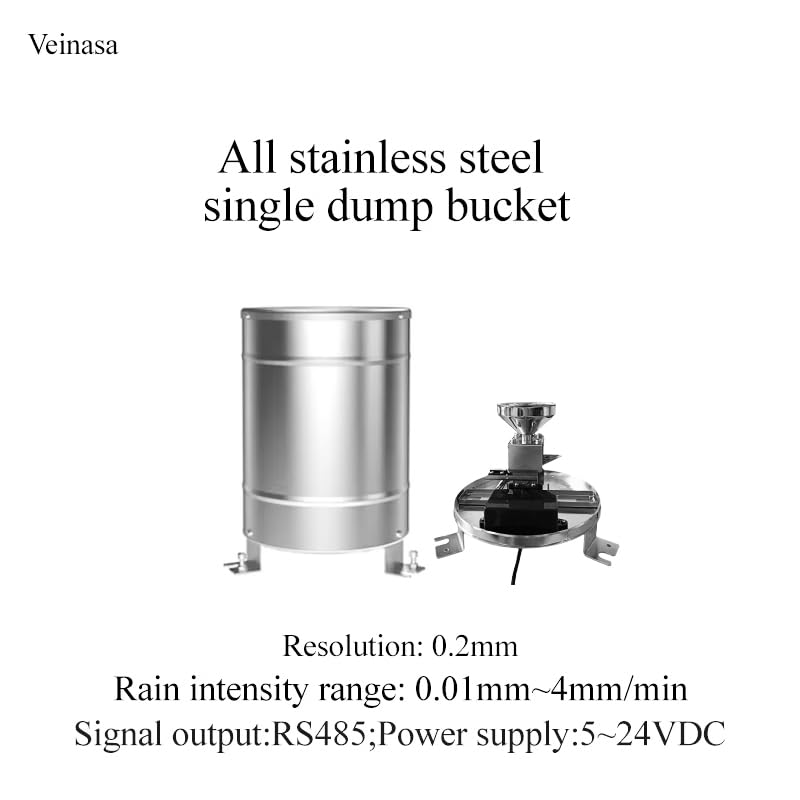XS-RS04-RS485 Tipping Bucket Rain Gauge All Stainless Steel Single Tipping Bucket Single Tipping Bucket rain Gauge rain Sensor rain Gauge